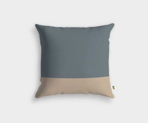 Coussin Basic RAYE GRIS TAUPE